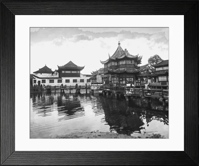 Framed Print : Tea House in Shanghai, China Framed Print : Tea House in Shanghai, China