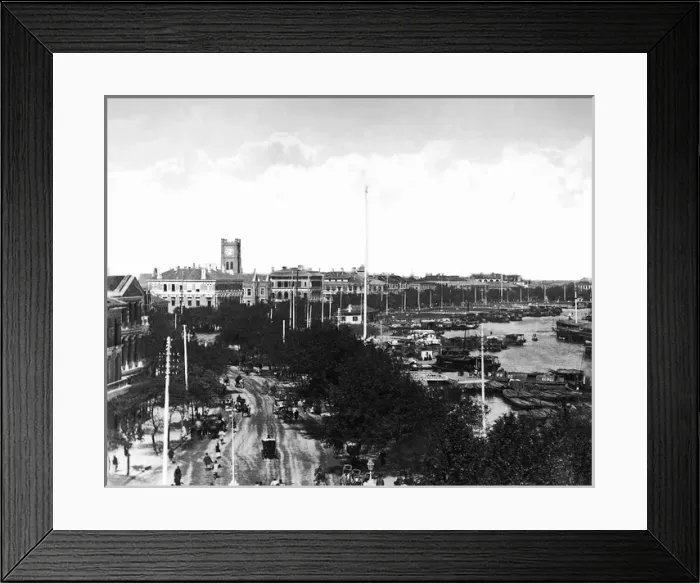 Framed Print : Bund area, Shanghai, China Framed Print : Bund area, Shanghai, China