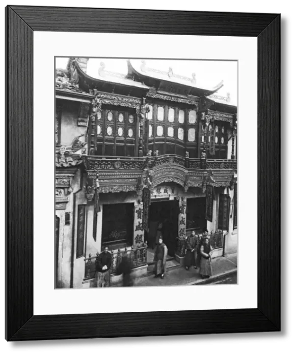 Framed Print : Shop front in Shanghai, China Framed Print : Shop front in Shanghai, China