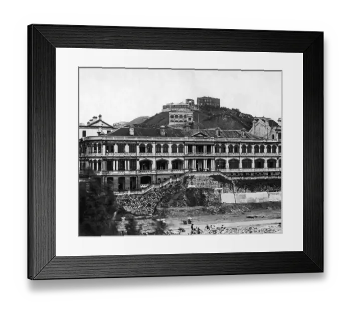 Framed Print : Peak Hotel, Hong Kong, China Framed Print : Peak Hotel, Hong Kong, China