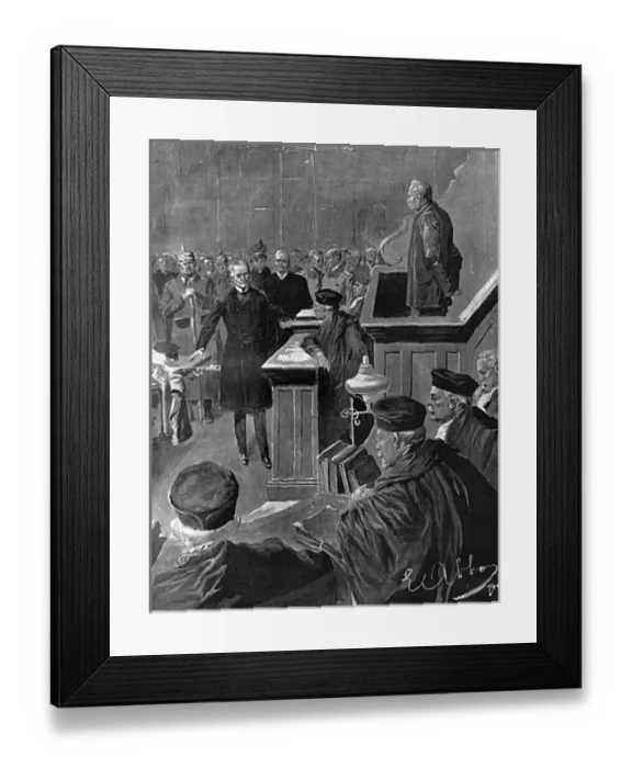 Framed Print : Judgment on the Captain of K Framed Print : Judgment on the Captain of K