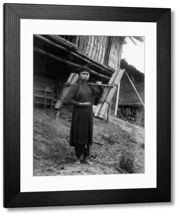 Framed Print : Muong woman, Indochina (Vietnam) Framed Print : Muong woman, Indochina (Vietnam)