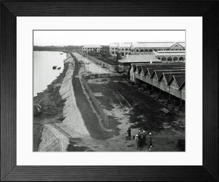 Framed Print : Military Hospital at Hanoi, Indochina (Vietnam) Framed Print : Military Hospital at Hanoi, Indochina (Vietnam)