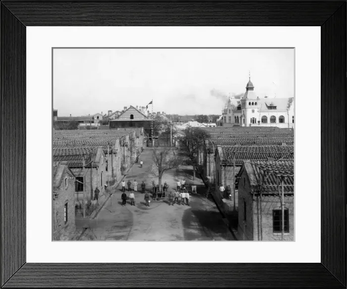 Framed Print : Legation Quarter, Peking (Beijing), China Framed Print : Legation Quarter, Peking (Beijing), China