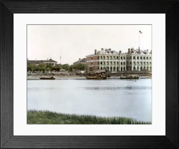 Framed Print : Waterfront, Shanghai, China Framed Print : Waterfront, Shanghai, China