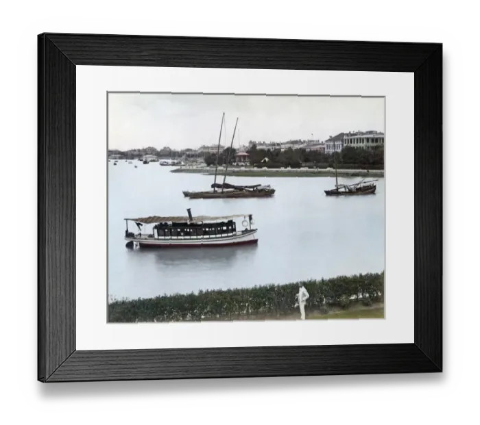 Framed Print : Waterfront, Shanghai, China Framed Print : Waterfront, Shanghai, China