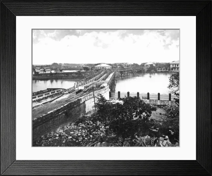 Framed Print : View of Manila, Philippines Framed Print : View of Manila, Philippines