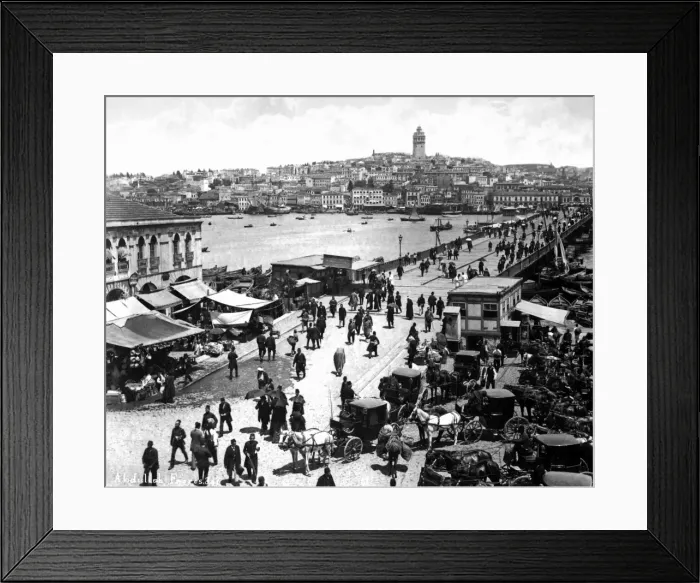 Framed Print : Galata Bridge, Istanbul, Turkey Framed Print : Galata Bridge, Istanbul, Turkey