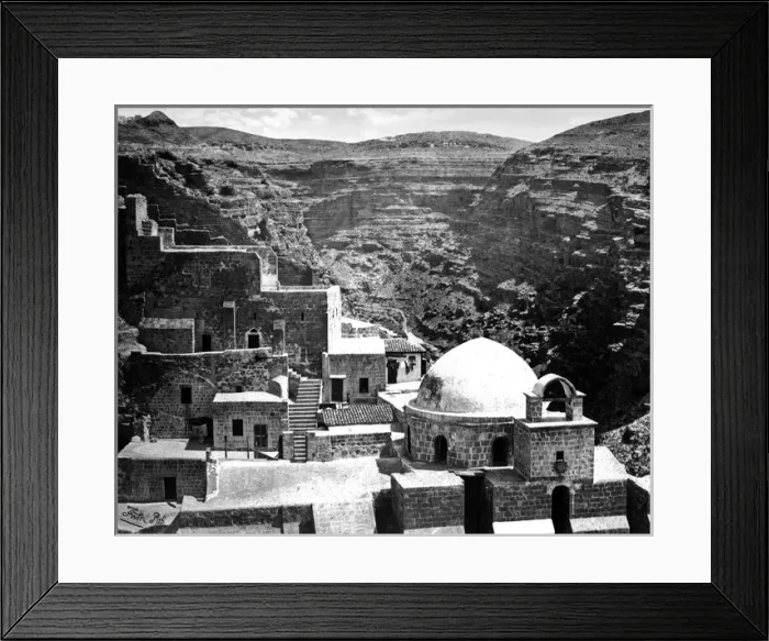 Framed Print : Monastery of Mar Saba, Holy Land Framed Print : Monastery of Mar Saba, Holy Land