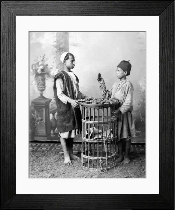 Framed Print : Pastry vendor, Egypt Framed Print : Pastry vendor, Egypt