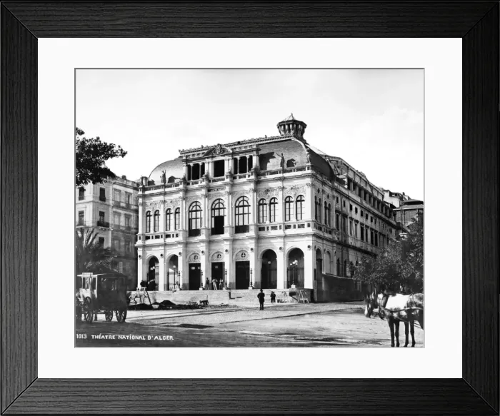 Framed Print : National Theatre, Algiers, Algeria Framed Print : National Theatre, Algiers, Algeria