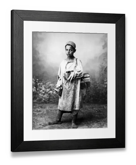 Framed Print : Shoeshine boy, Egypt Framed Print : Shoeshine boy, Egypt