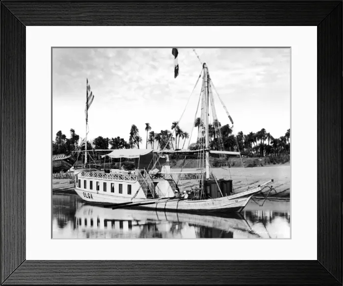 Framed Print : Nile barge, Egypt Framed Print : Nile barge, Egypt