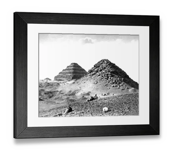 Framed Print : Stepped pyramid, Djoser, Egypt