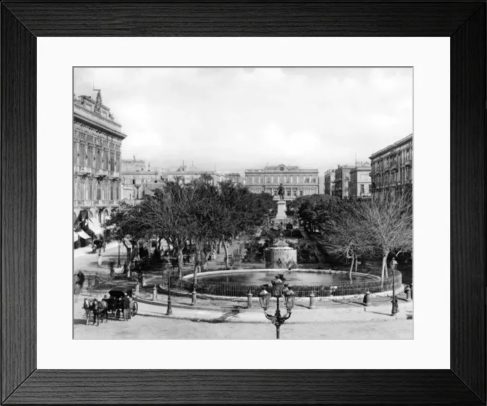 Framed Print : Place des Consuls, Alexandria, Egypt Framed Print : Place des Consuls, Alexandria, Egypt