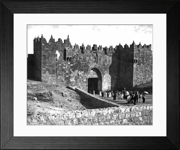 Framed Print : Damascus Gate, Jerusalem Framed Print : Damascus Gate, Jerusalem