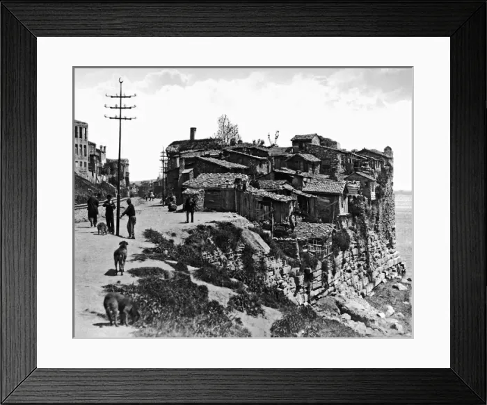 Framed Print : Waterfront scene, Turkey Framed Print : Waterfront scene, Turkey