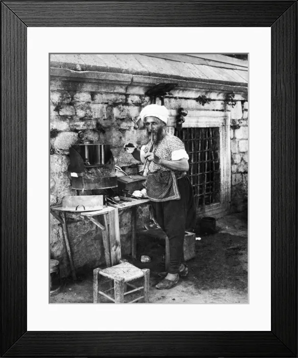 Framed Print : Coffee vendor, Turkey Framed Print : Coffee vendor, Turkey