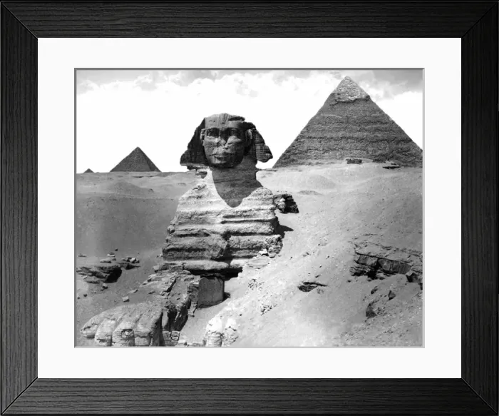 Framed Print : Pyramids and Sphinx, Egypt Framed Print : Pyramids and Sphinx, Egypt
