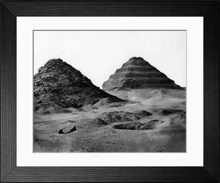 Framed Print : Pyramids of Sakkara, Egypt Framed Print : Pyramids of Sakkara, Egypt