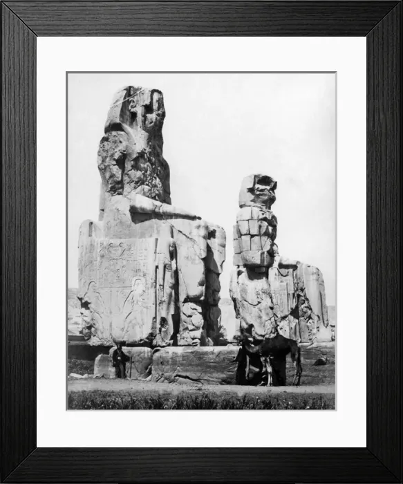 Framed Print : Colossi of Memnon, Egypt Framed Print : Colossi of Memnon, Egypt