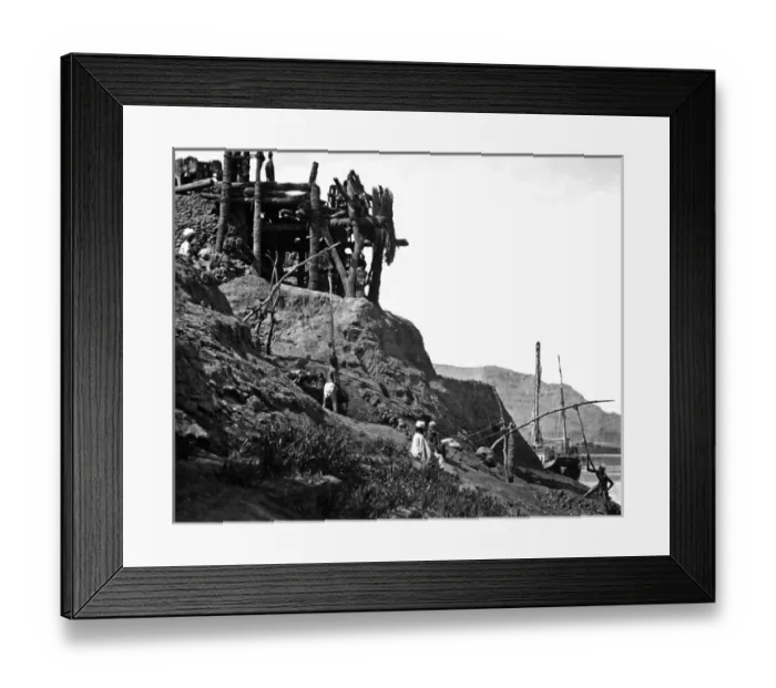 Framed Print : Irrigation from the River Nile, Egypt Framed Print : Irrigation from the River Nile, Egypt