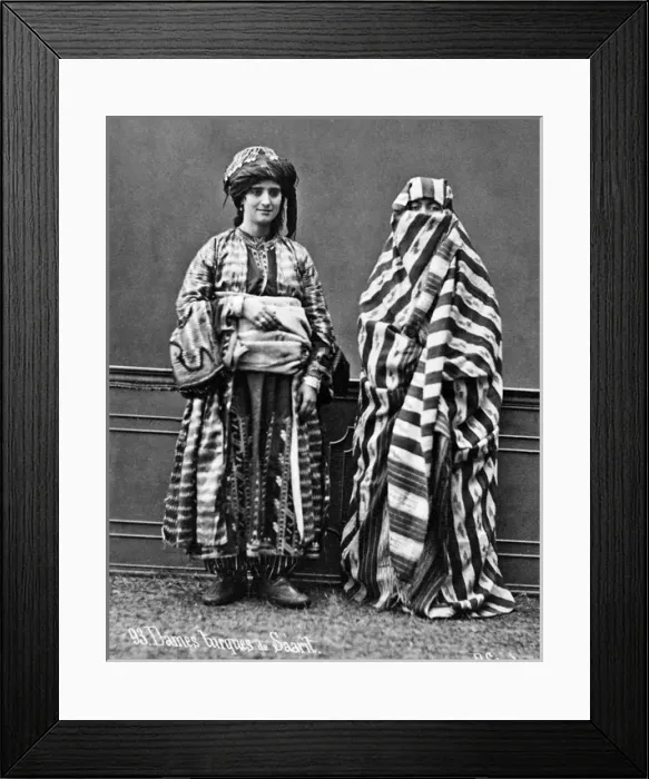 Framed Print : Two Turkish women Framed Print : Two Turkish women