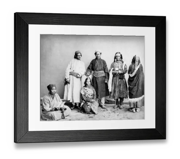 Framed Print : Group of Tibetans Framed Print : Group of Tibetans