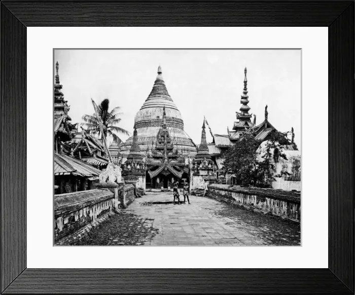 Framed Print : Scene in Burma Framed Print : Scene in Burma