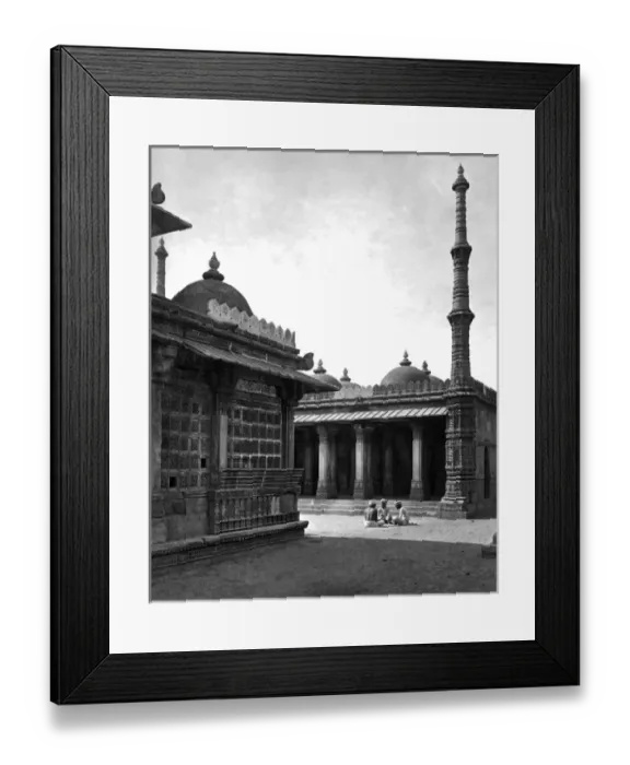 Framed Print : Ranee Seeprika Musjid, Ahmedabad, India Framed Print : Ranee Seeprika Musjid, Ahmedabad, India