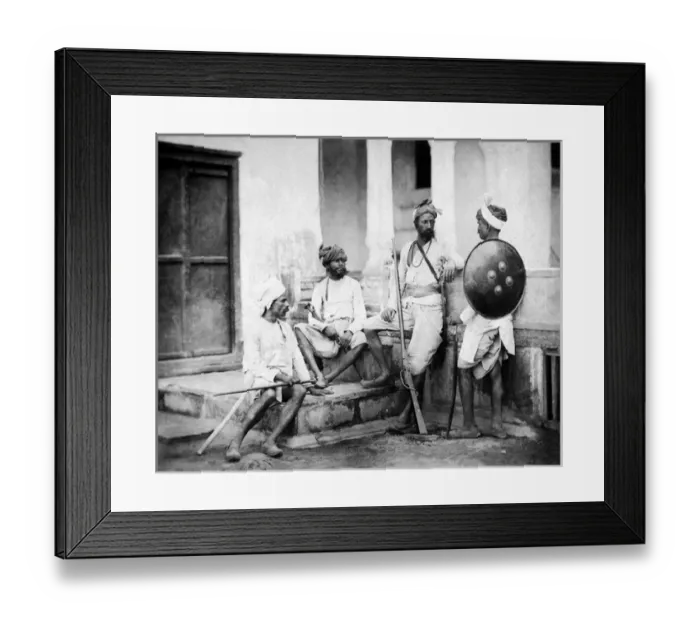 Framed Print : Chauhan Rajputs, northern India Framed Print : Chauhan Rajputs, northern India