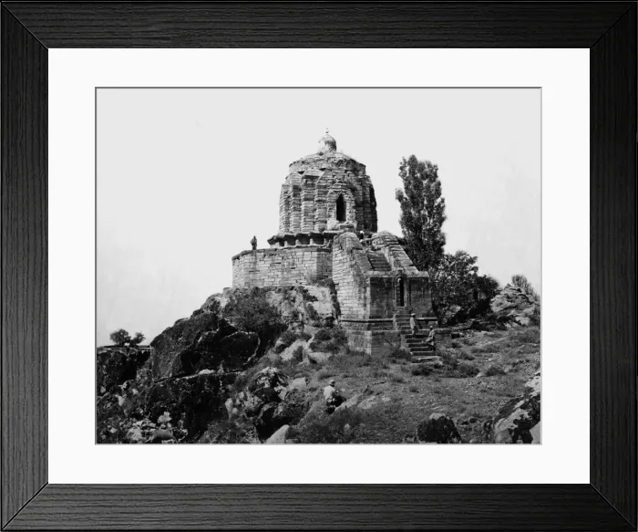 Framed Print : Temple, Takht-i-Suliman Hill, Srinagar, India Framed Print : Temple, Takht-i-Suliman Hill, Srinagar, India