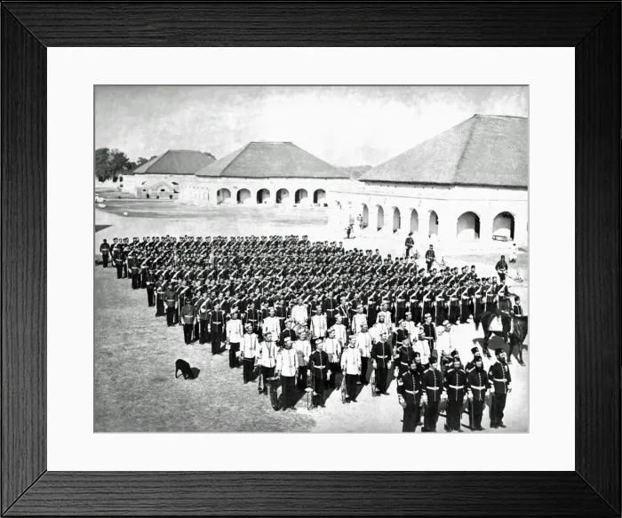 Framed Print : 105th (British) Regiment, India Framed Print : 105th (British) Regiment, India
