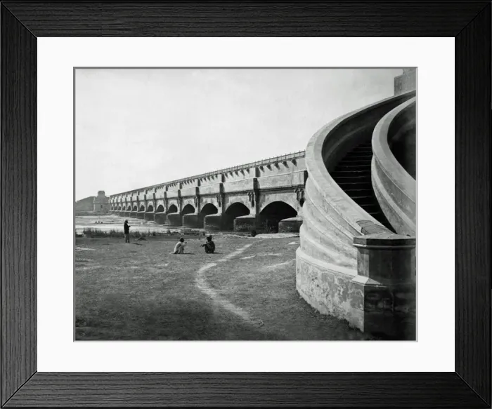 Framed Print : Aqueduct on the Ganges Canal, India Framed Print : Aqueduct on the Ganges Canal, India