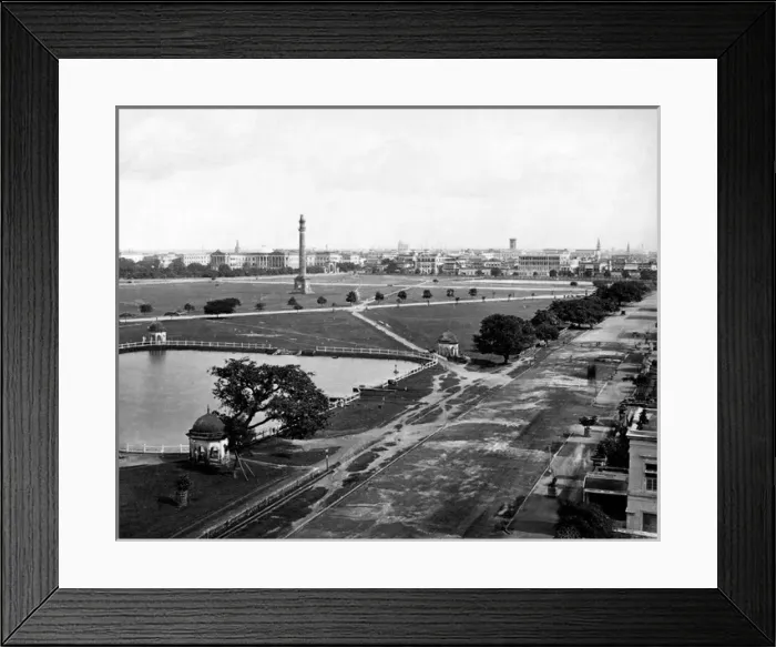 Framed Print : The Maidan, Calcutta (Kolkata), India Framed Print : The Maidan, Calcutta (Kolkata), India