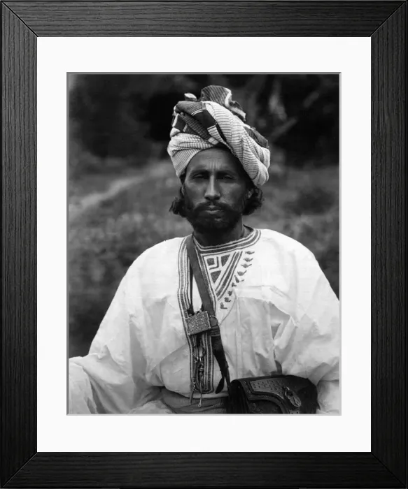 Framed Print : Afghan horse dealer, India