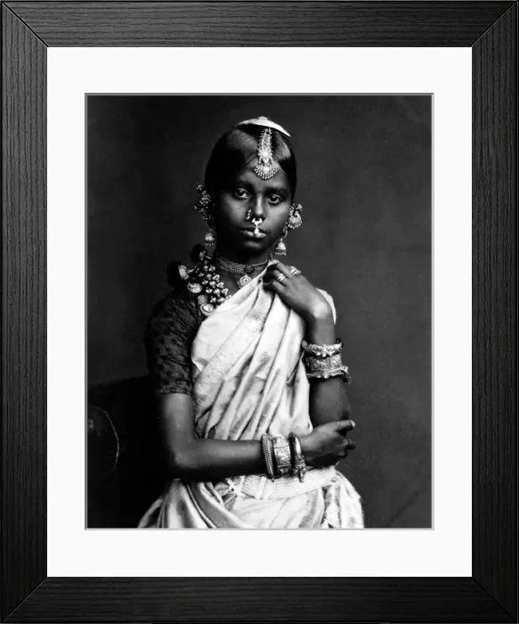 Framed Print : Girl, Ceylon (Sri Lanka) Framed Print : Girl, Ceylon (Sri Lanka)