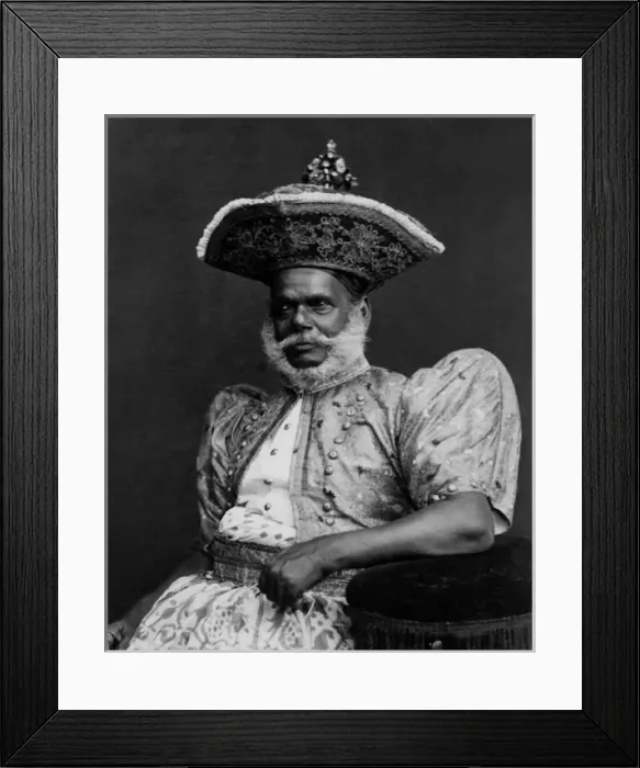 Framed Print : Native Chief, Ceylon (Sri Lanka) Framed Print : Native Chief, Ceylon (Sri Lanka)