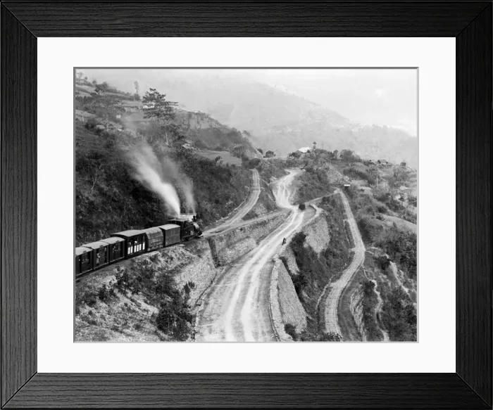 Framed Print : Railway reversing station, India Framed Print : Railway reversing station, India