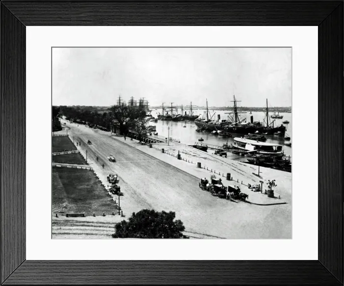 Framed Print : Hooghly River, Calcutta (Kolkata), India Framed Print : Hooghly River, Calcutta (Kolkata), India