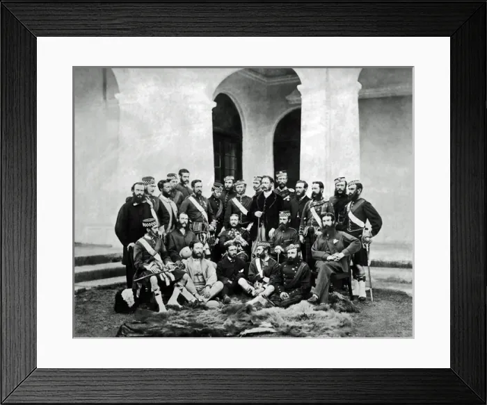 Framed Print : 93rd Scottish Regiment in India Framed Print : 93rd Scottish Regiment in India