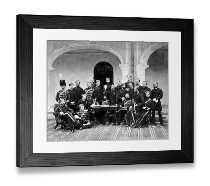 Framed Print : British Army Regiment, India Framed Print : British Army Regiment, India