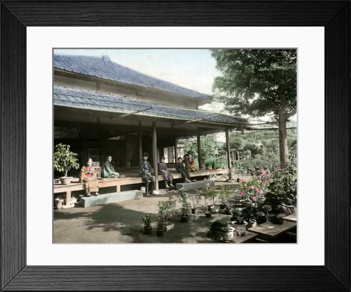 Framed Print : Tea House Garden, Tokyo, Japan Framed Print : Tea House Garden, Tokyo, Japan
