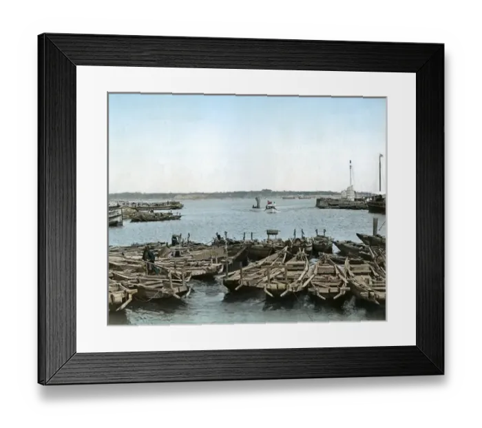 Framed Print : The Wharf, Yokohama, Japan Framed Print : The Wharf, Yokohama, Japan