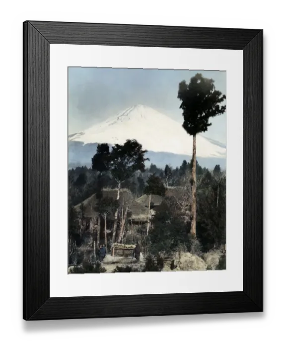 Framed Print : View of Mount Fuji, Japan Framed Print : View of Mount Fuji, Japan