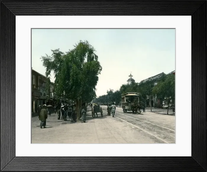Framed Print : Main Street, Tokyo, Japan Framed Print : Main Street, Tokyo, Japan