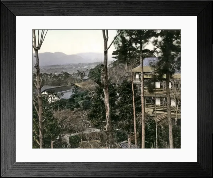 Framed Print : View of Kyoto, Japan Framed Print : View of Kyoto, Japan