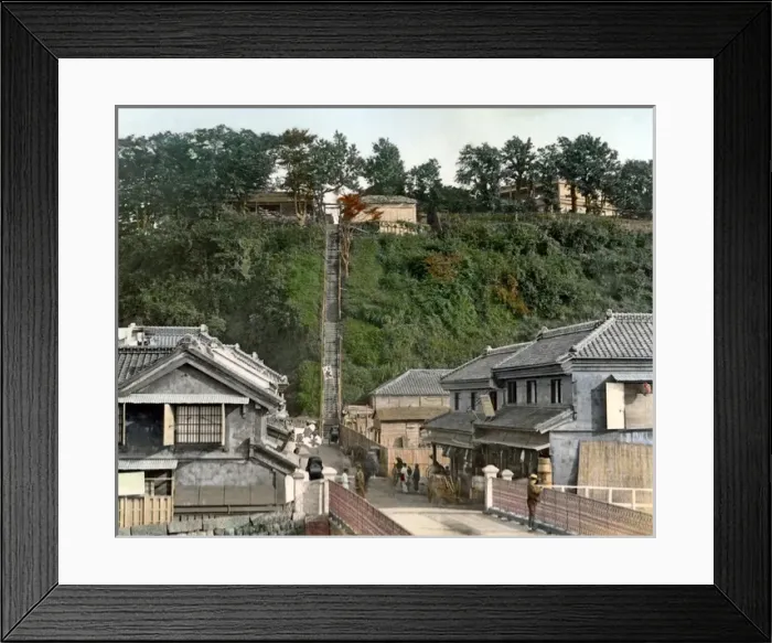 Framed Print : 100 Steps, Yokohama, Japan Framed Print : 100 Steps, Yokohama, Japan
