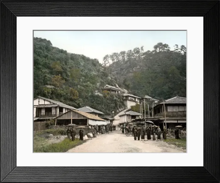 Framed Print : Nunobiki Yama, Kobe, Japan Framed Print : Nunobiki Yama, Kobe, Japan