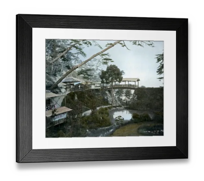 Framed Print : Gardens in Kobe, Japan Framed Print : Gardens in Kobe, Japan